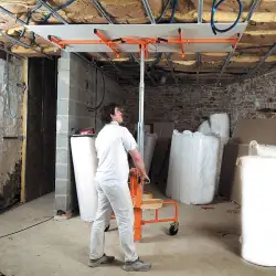 Click Here To Enlarge This Photo Of Plasterboard Lifter - Horizontal & Angled Fixing