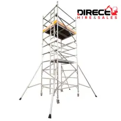 Click Here To Enlarge This Photo Of 5.2m (P/H) Double Width Alloy Scaffold Tower 1.8m x 1450mm