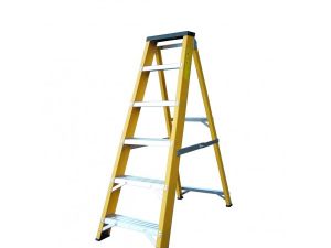 Click Here To Enlarge This Photo Of 10 Tread Fibreglass GRP Step Ladder